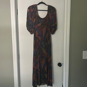 FARM Rio toucan midi  dress